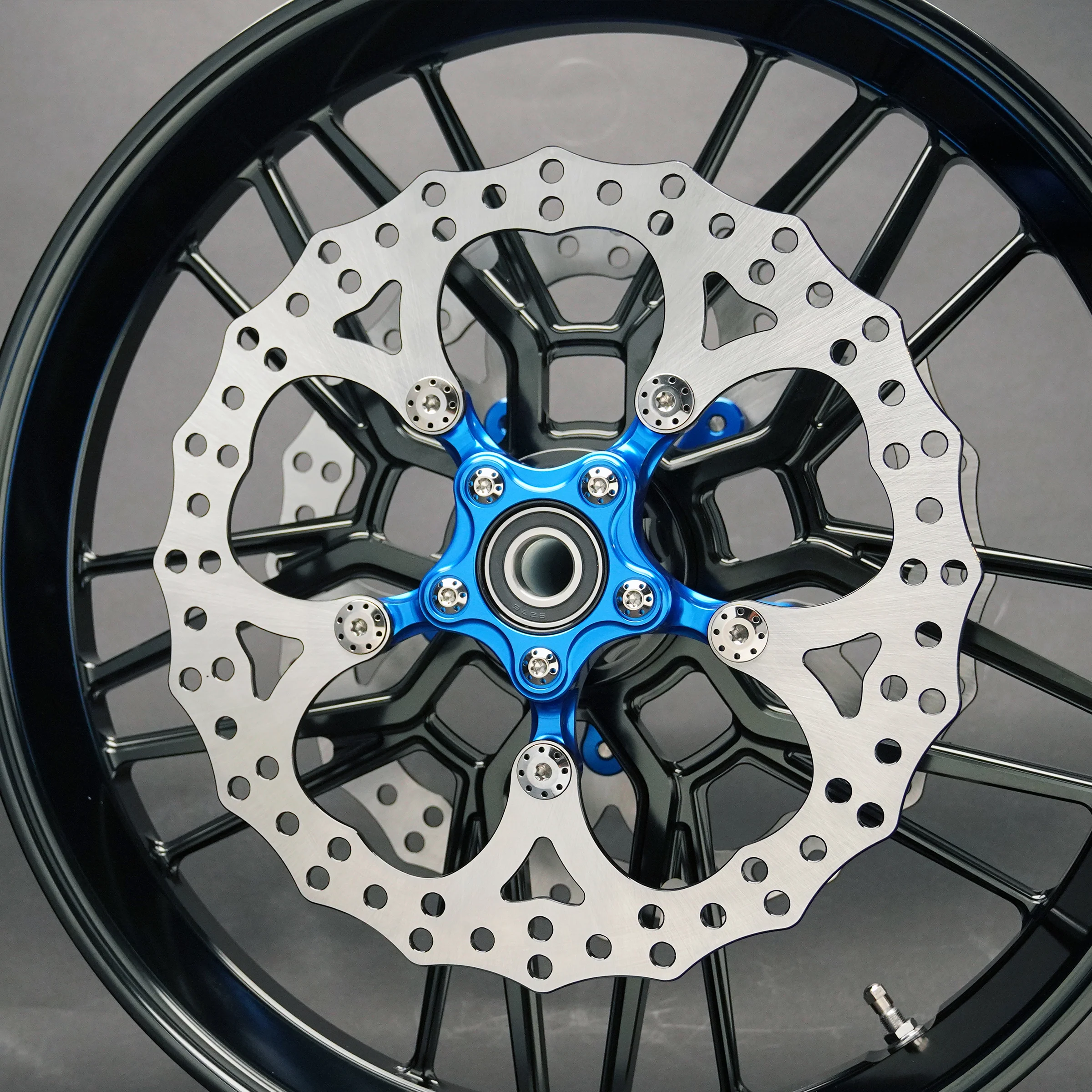 14" Spider Brake Rotor, Blue - Image 3