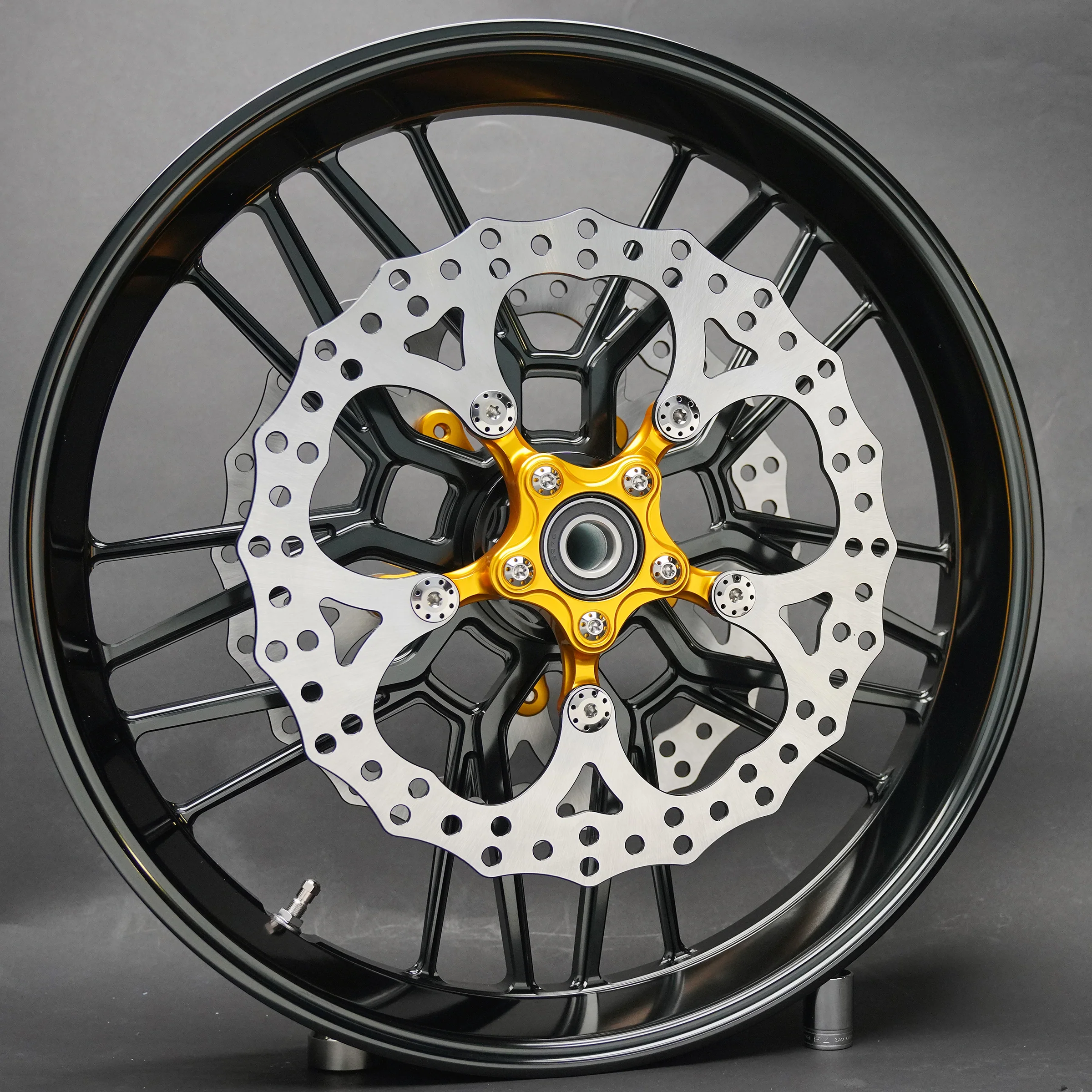 14" Spider Brake Rotor, Gold - Image 2