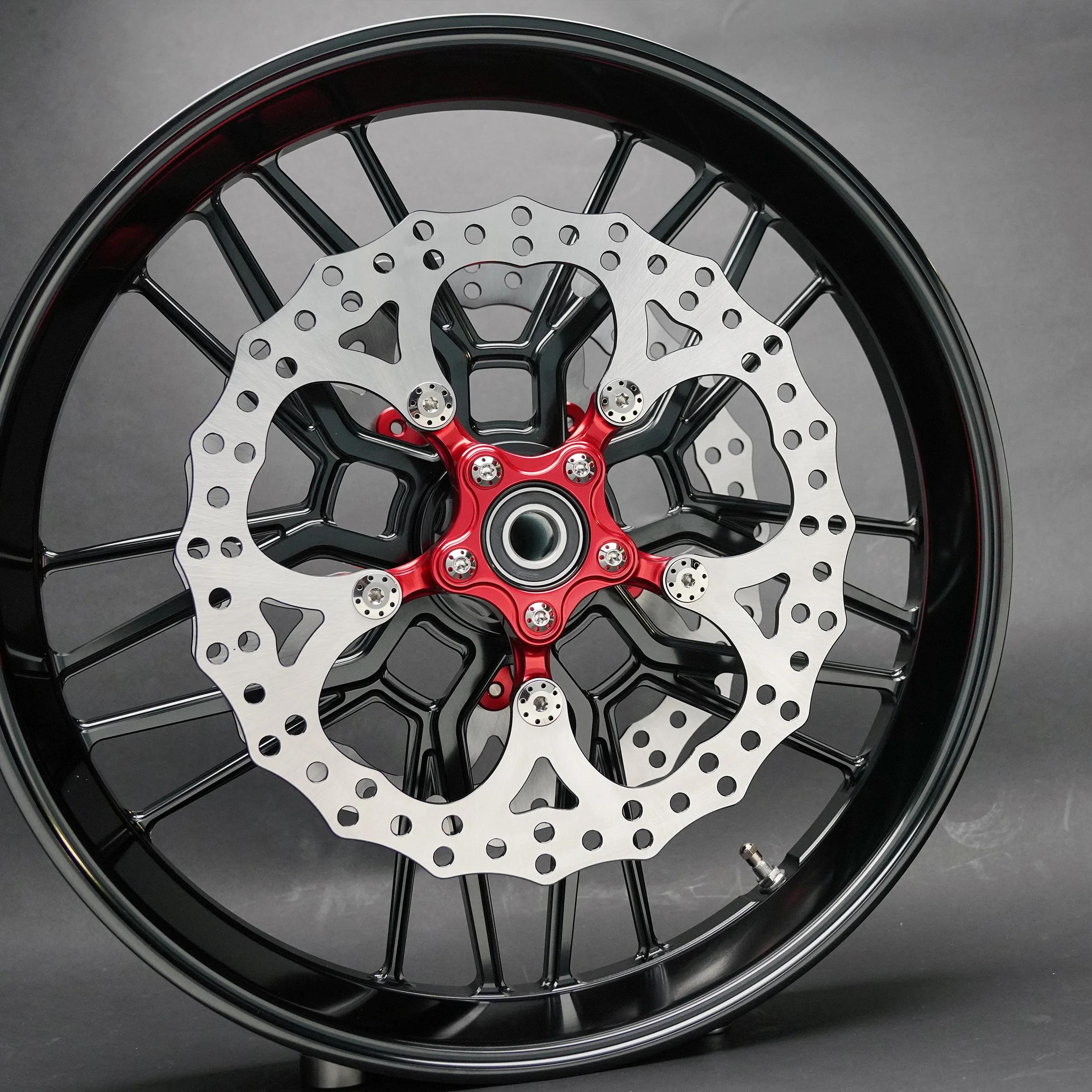 14" Spider Brake Rotor, Red - Image 3