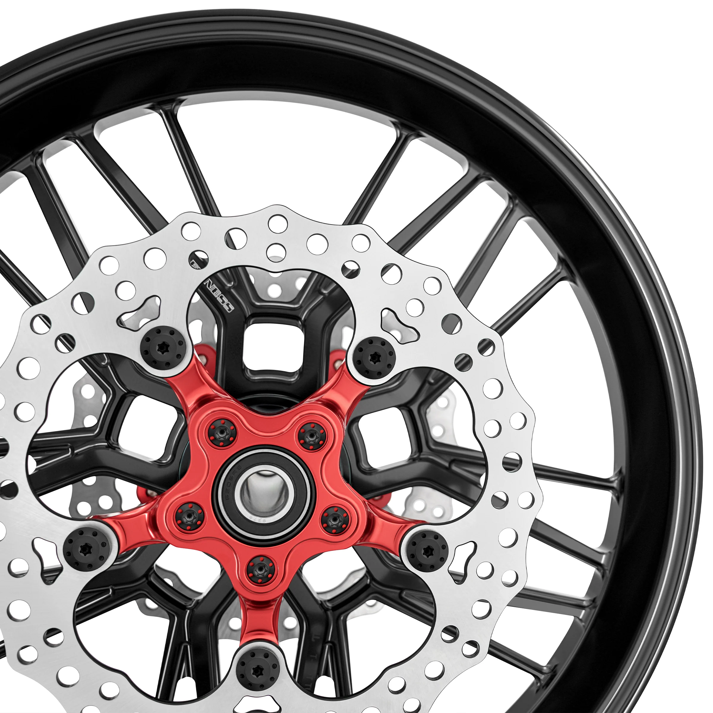Red Spider Brake Rotor Adapter for Ness Wheels, 2024-up FLT - Image 3