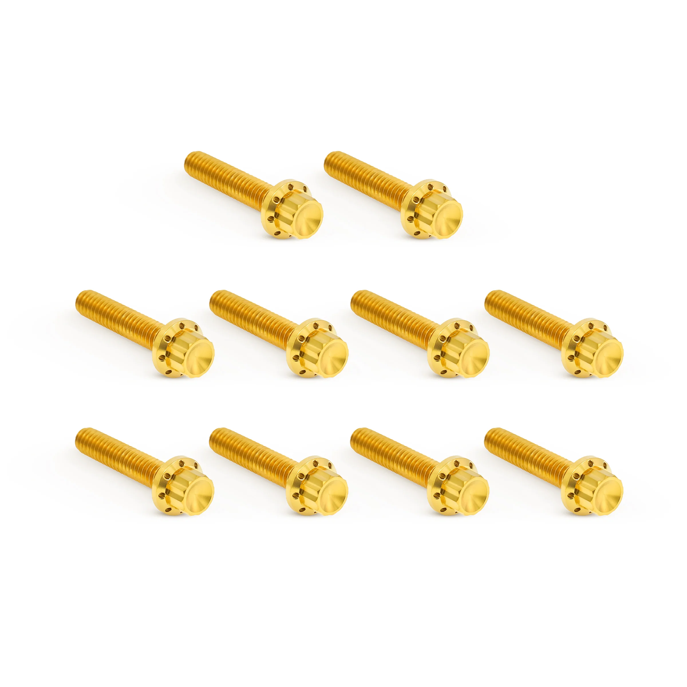 Cam Cover Titanium 12-Point Bolt Kits, Gold - Image 3