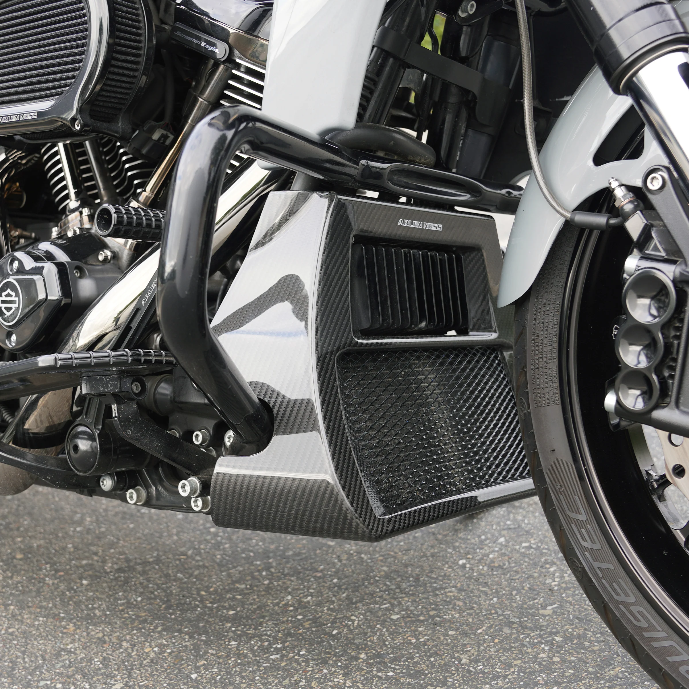 Carbon Fiber Radiator Cover, 2024-later Touring - Image 3