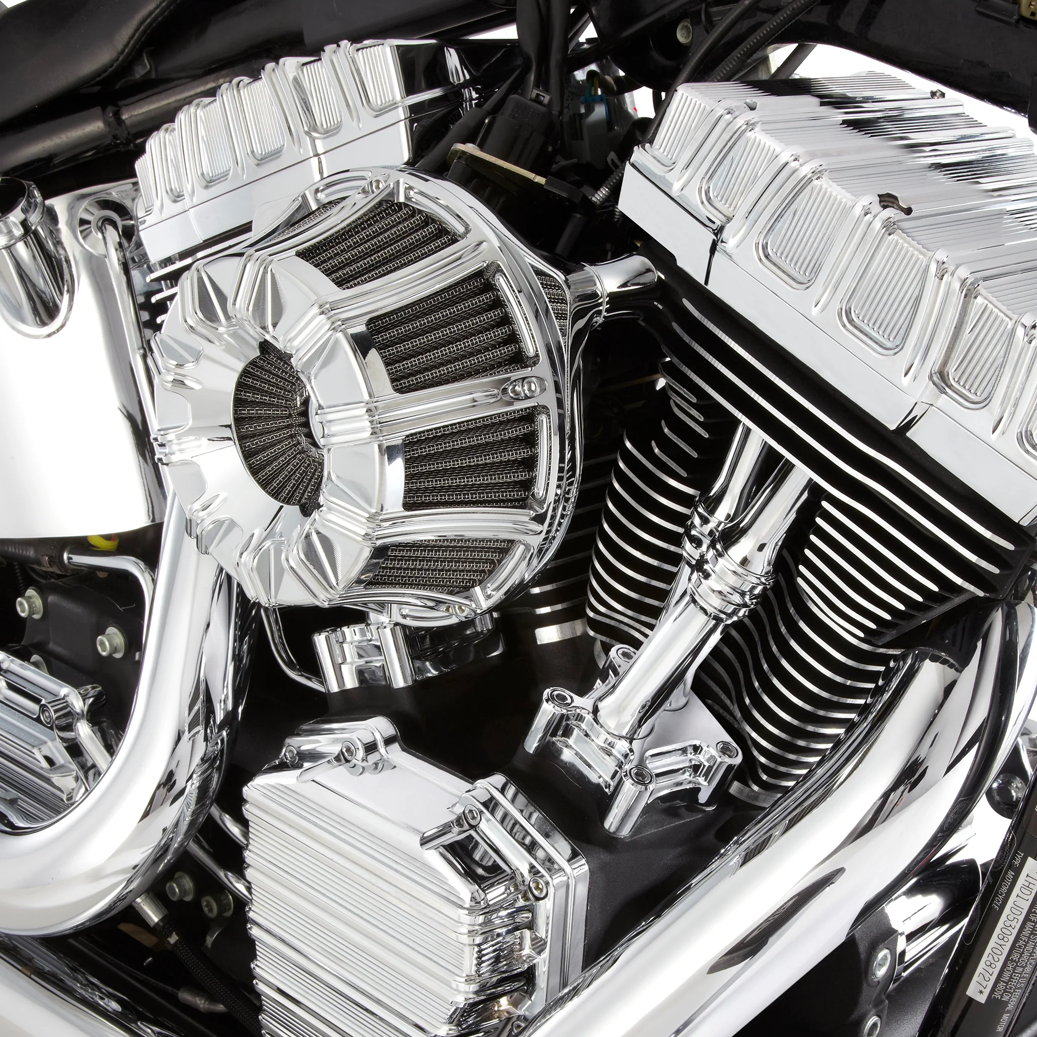 10-Gauge® Inverted Series Air Cleaner, Chrome - Image 3