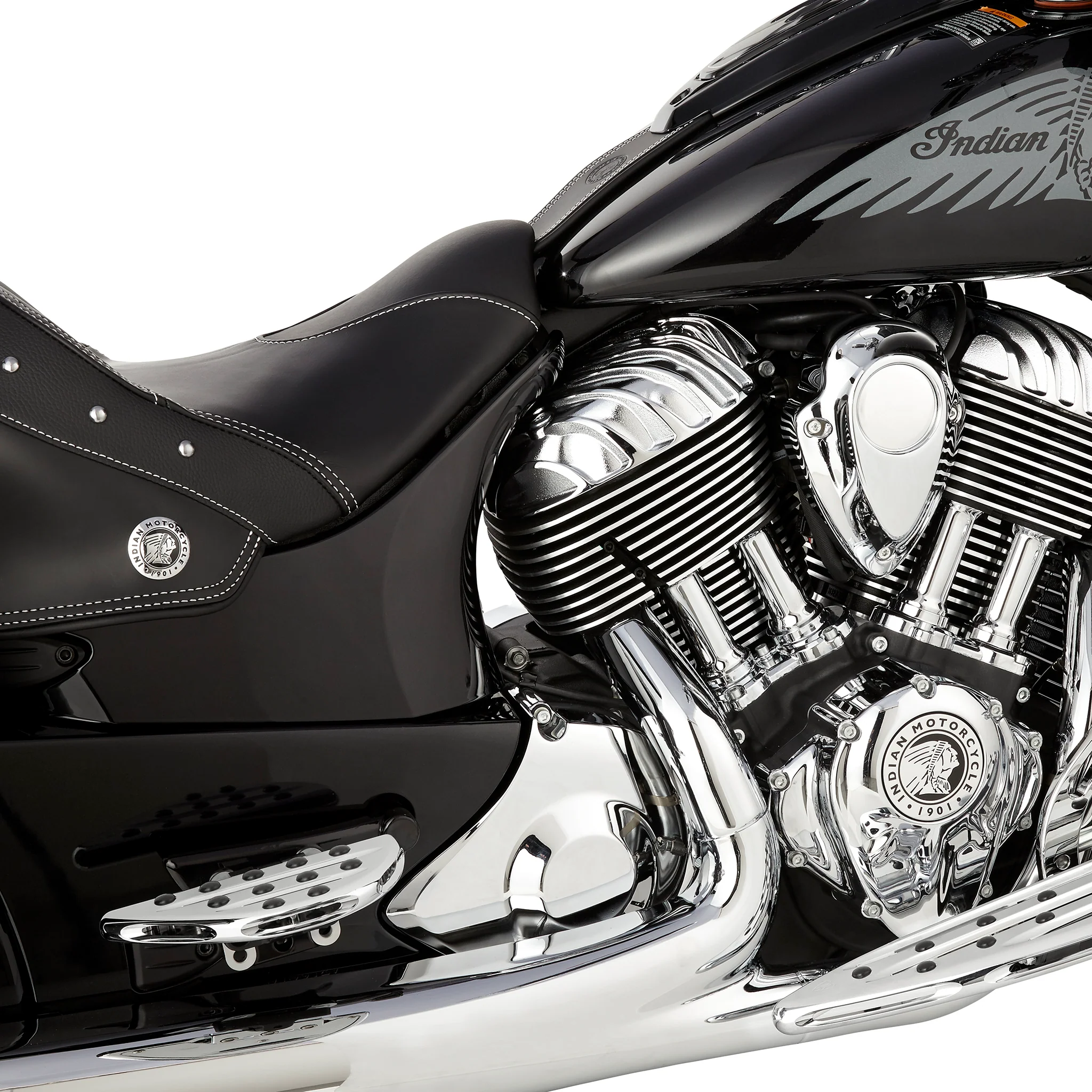 Deep Cut® Passenger Floorboards for Indian®, Chrome - Image 4