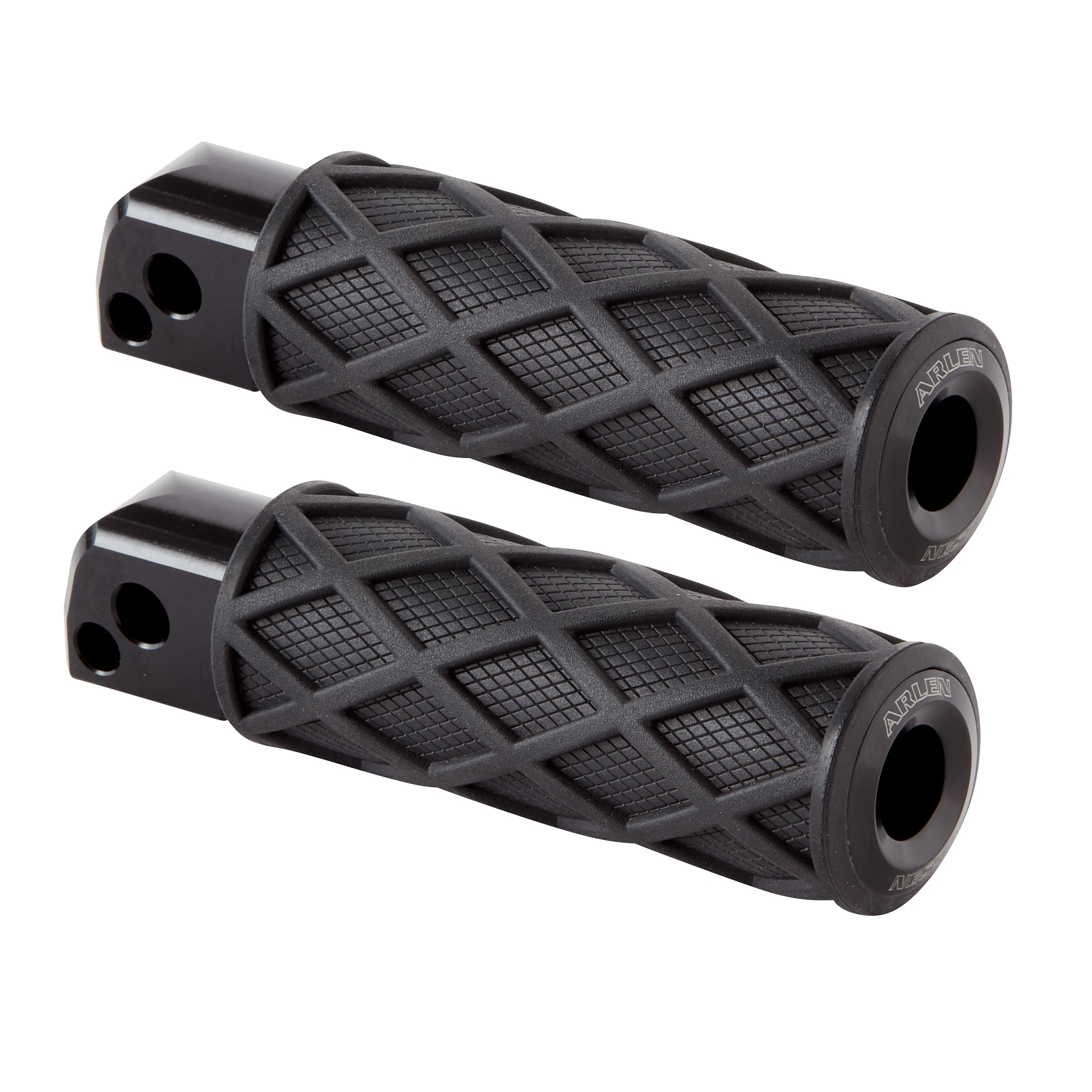Diamond Footpegs, Black - Image 3