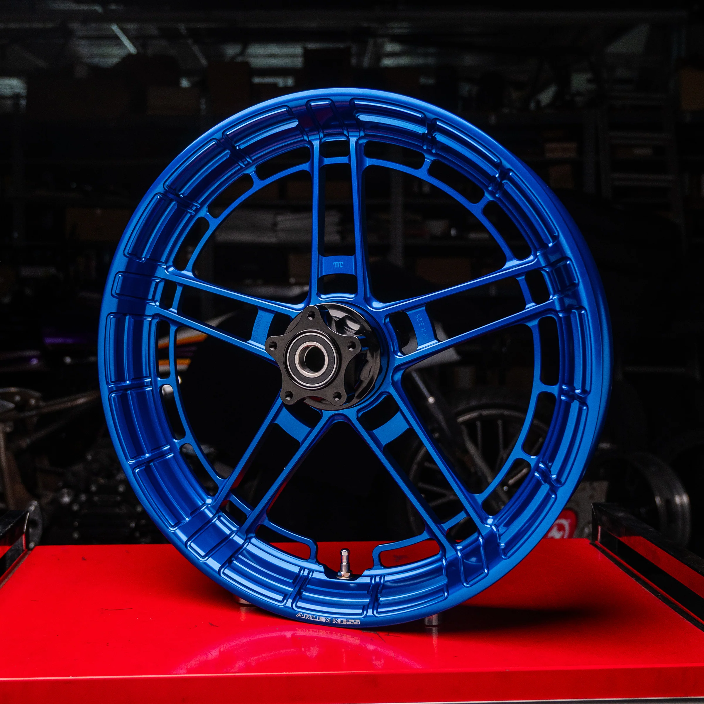 Flatline Forged Wheels, Blue - Image 4