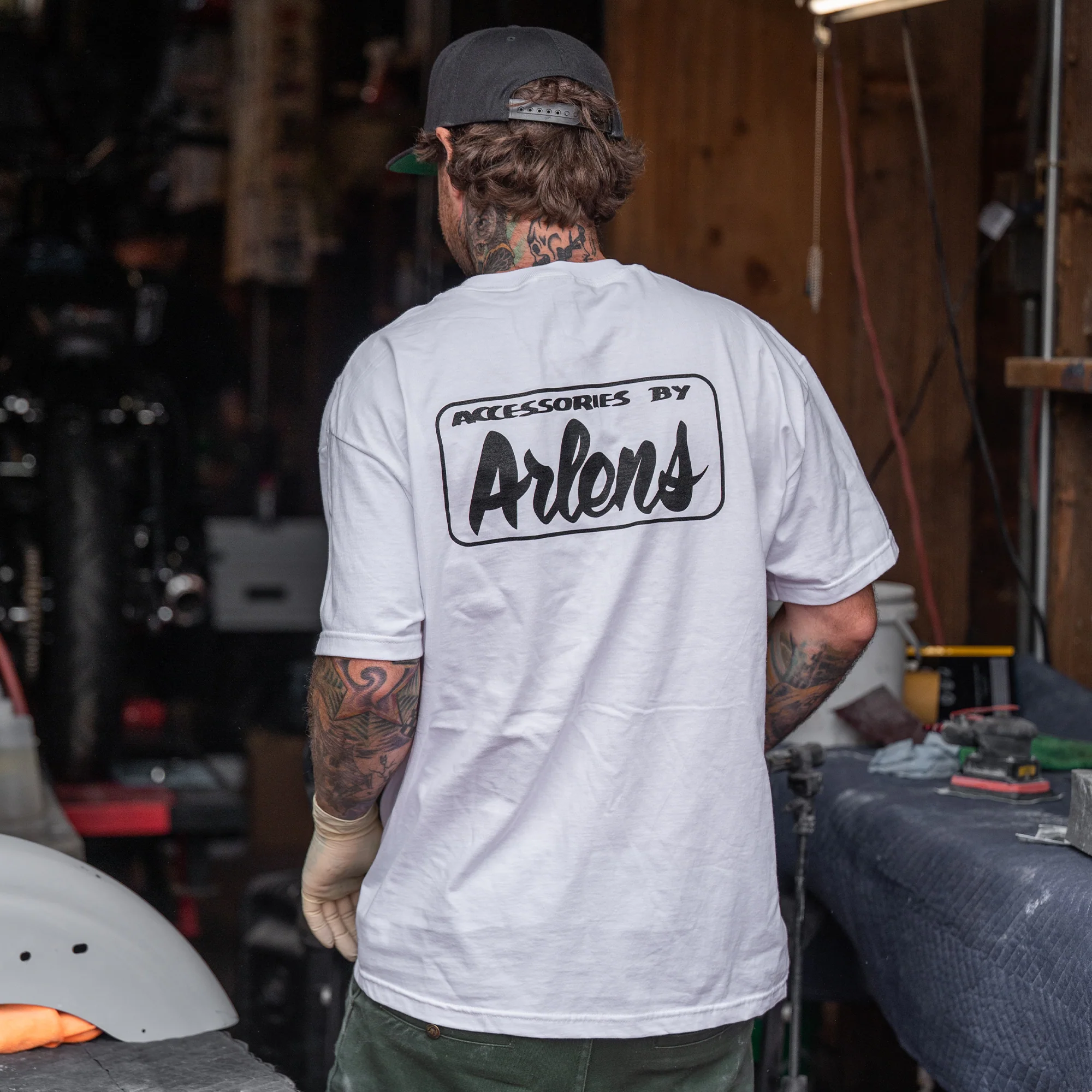Hand Painted T-Shirt, White - Image 3