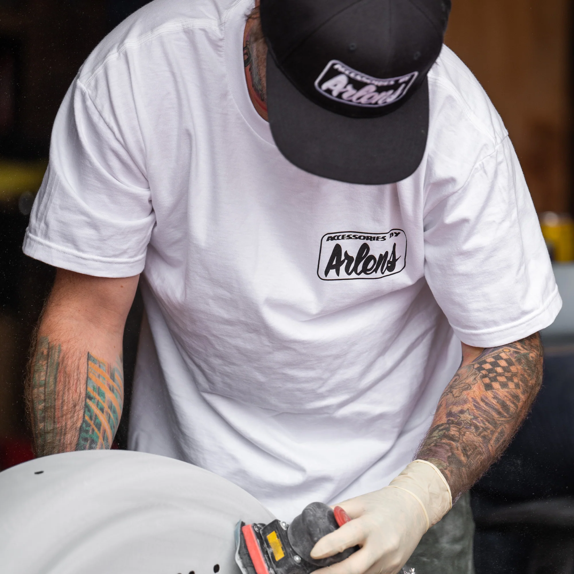 Hand Painted T-Shirt, White - Image 4