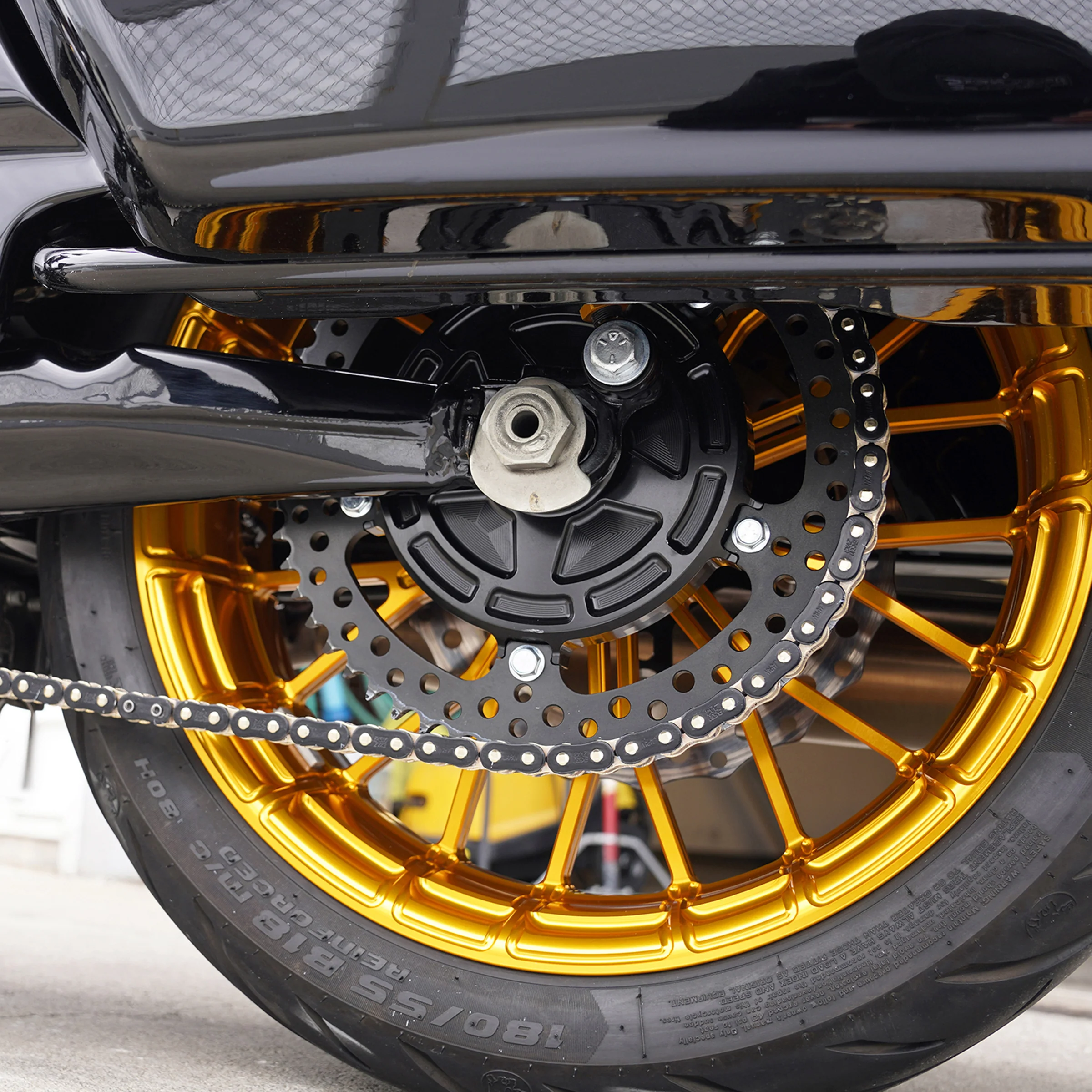 Jagged Cush Drive Chain Conversion Kit, All Black - Image 5