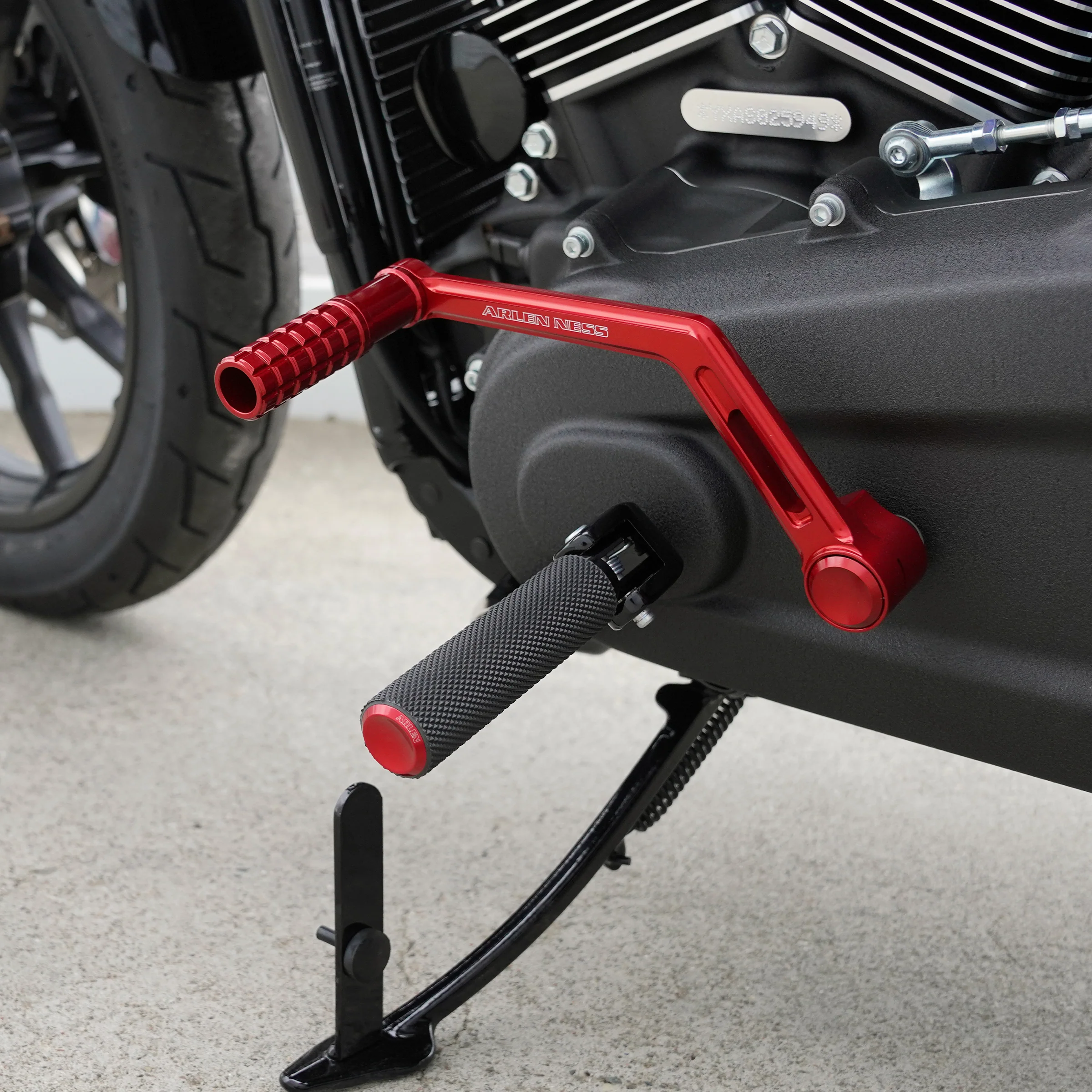 Knurled Footpegs, Red - Image 7