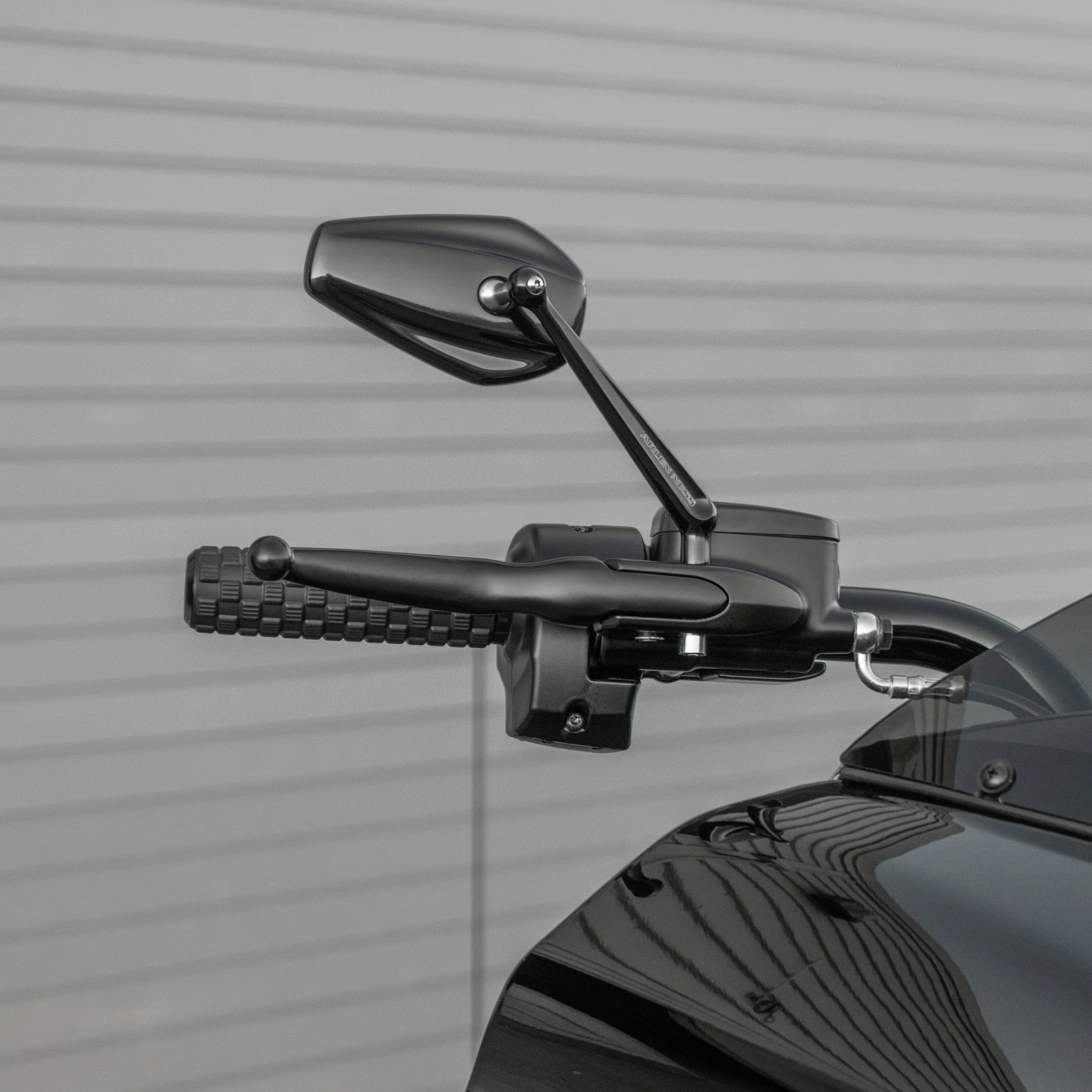 Mini Stocker Forged Mirrors, Black - Image 3