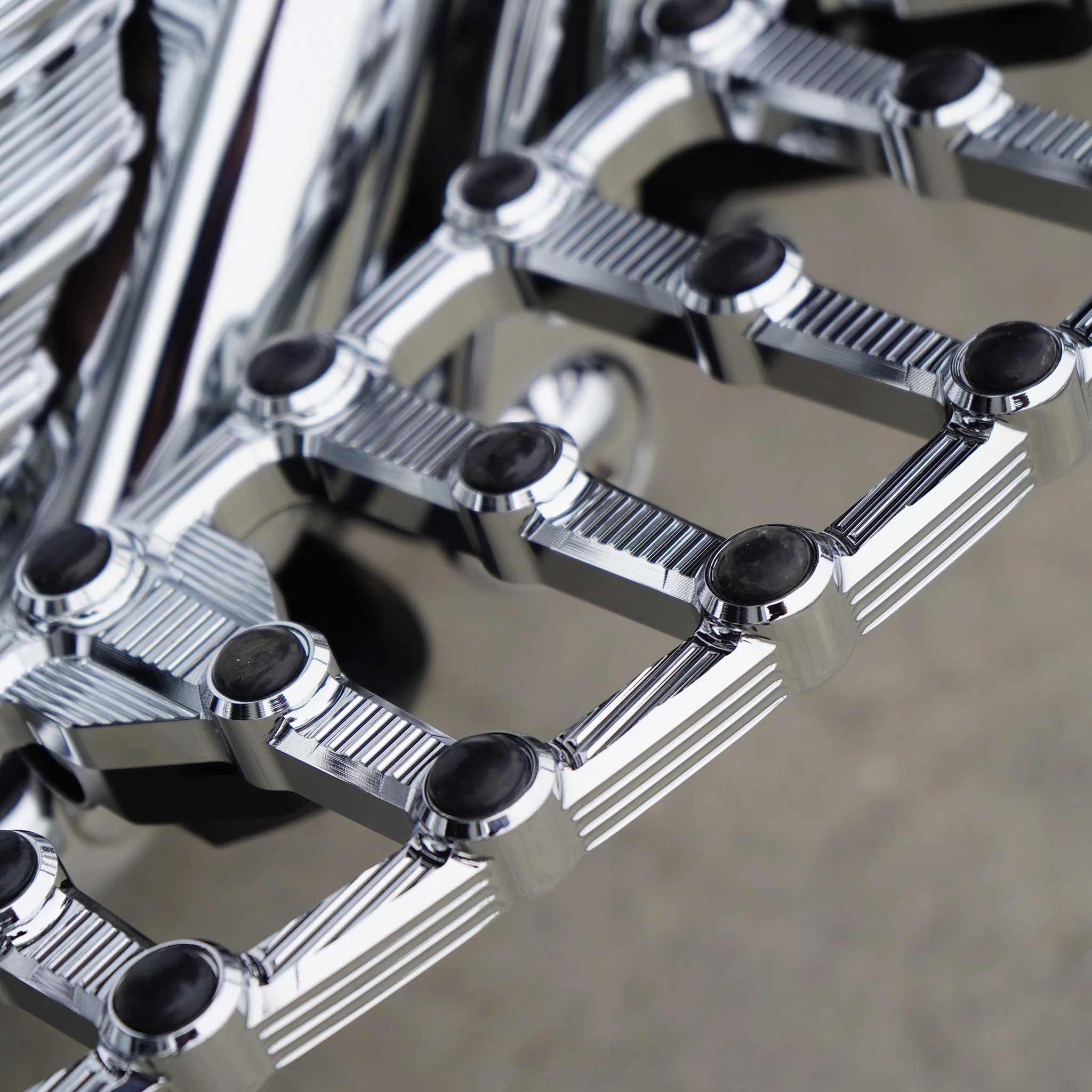 Ness-MX Floorboards, Chrome - Image 3