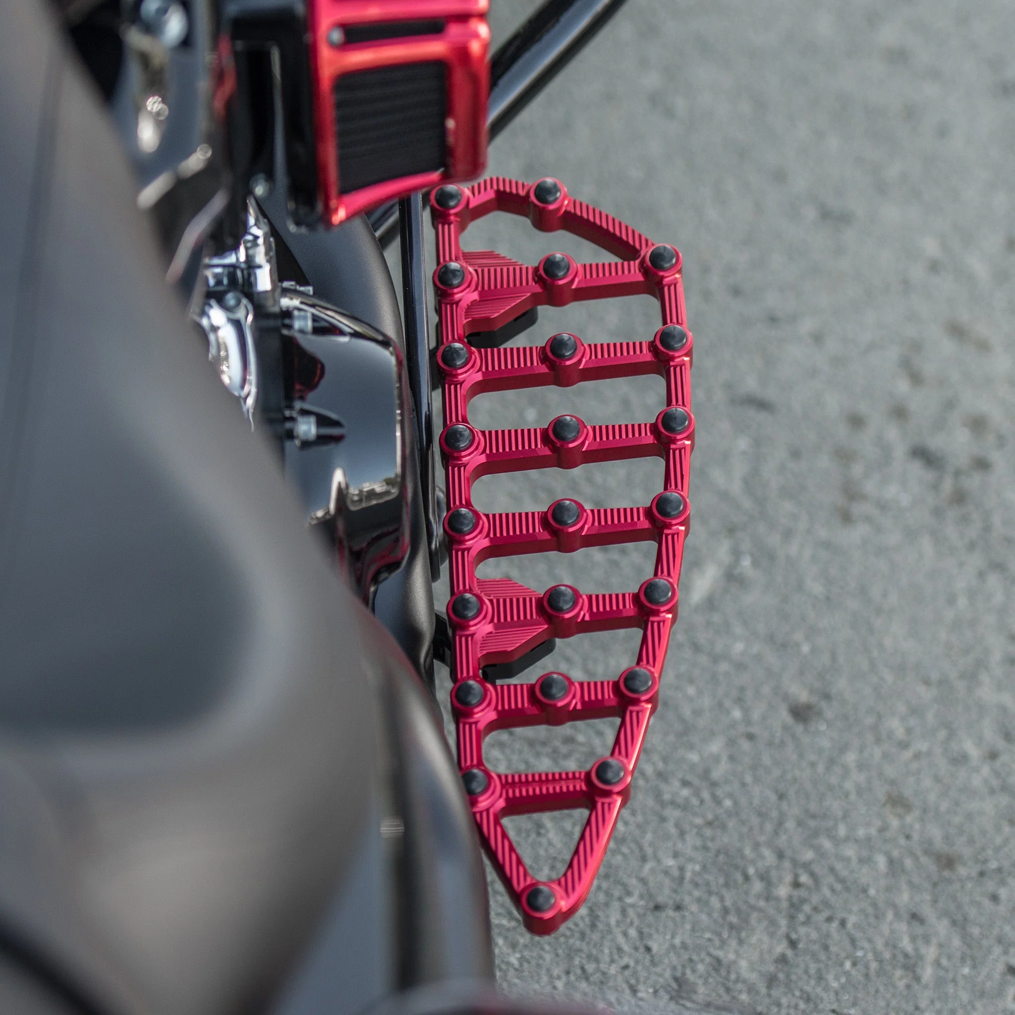 Ness-MX Floorboards for Indian, Red - Image 3