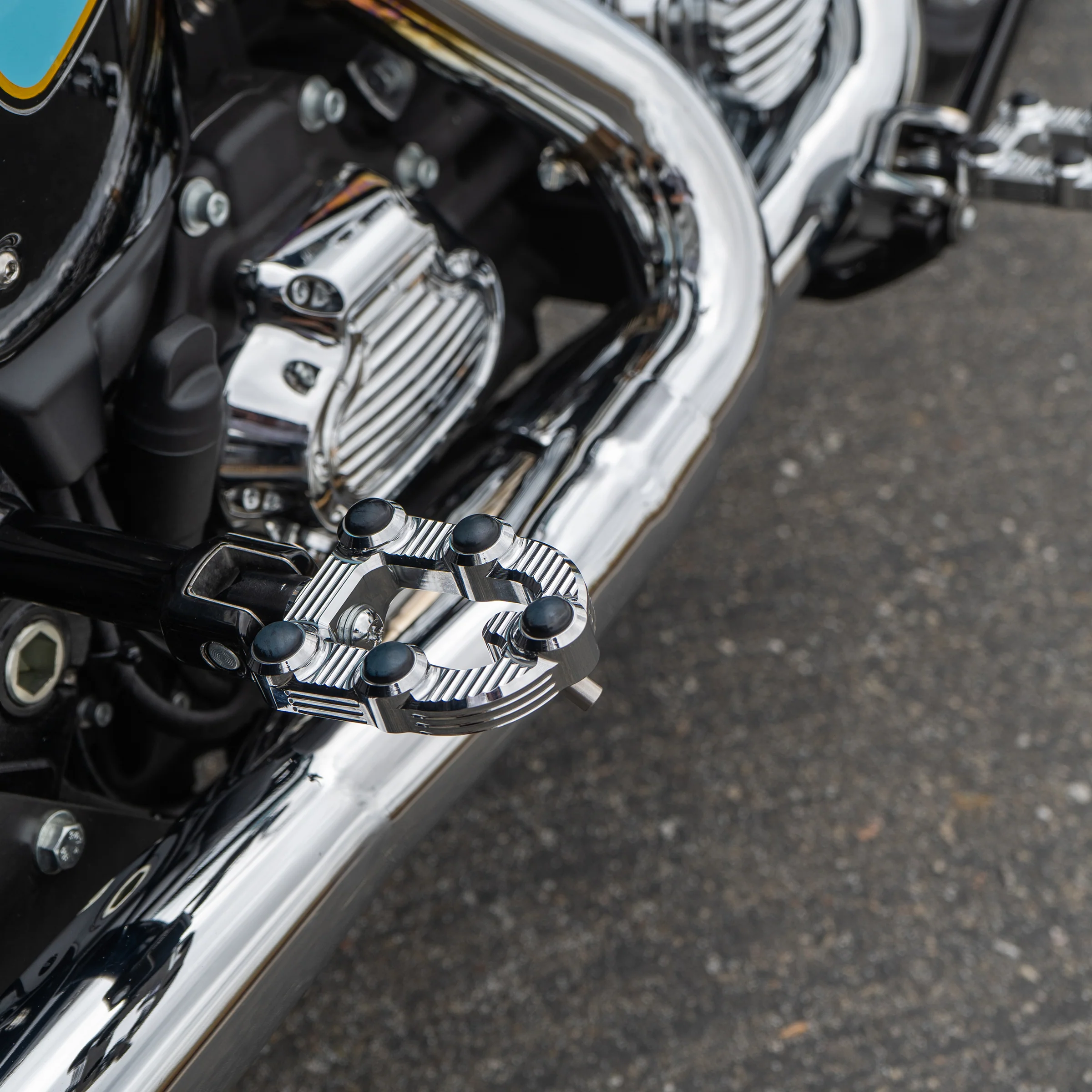 Ness-MX Footpegs, Chrome - Image 5