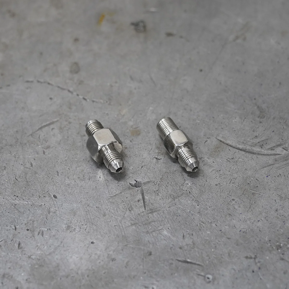 Polished Stainless Brake Adapter Fittings - Image 3
