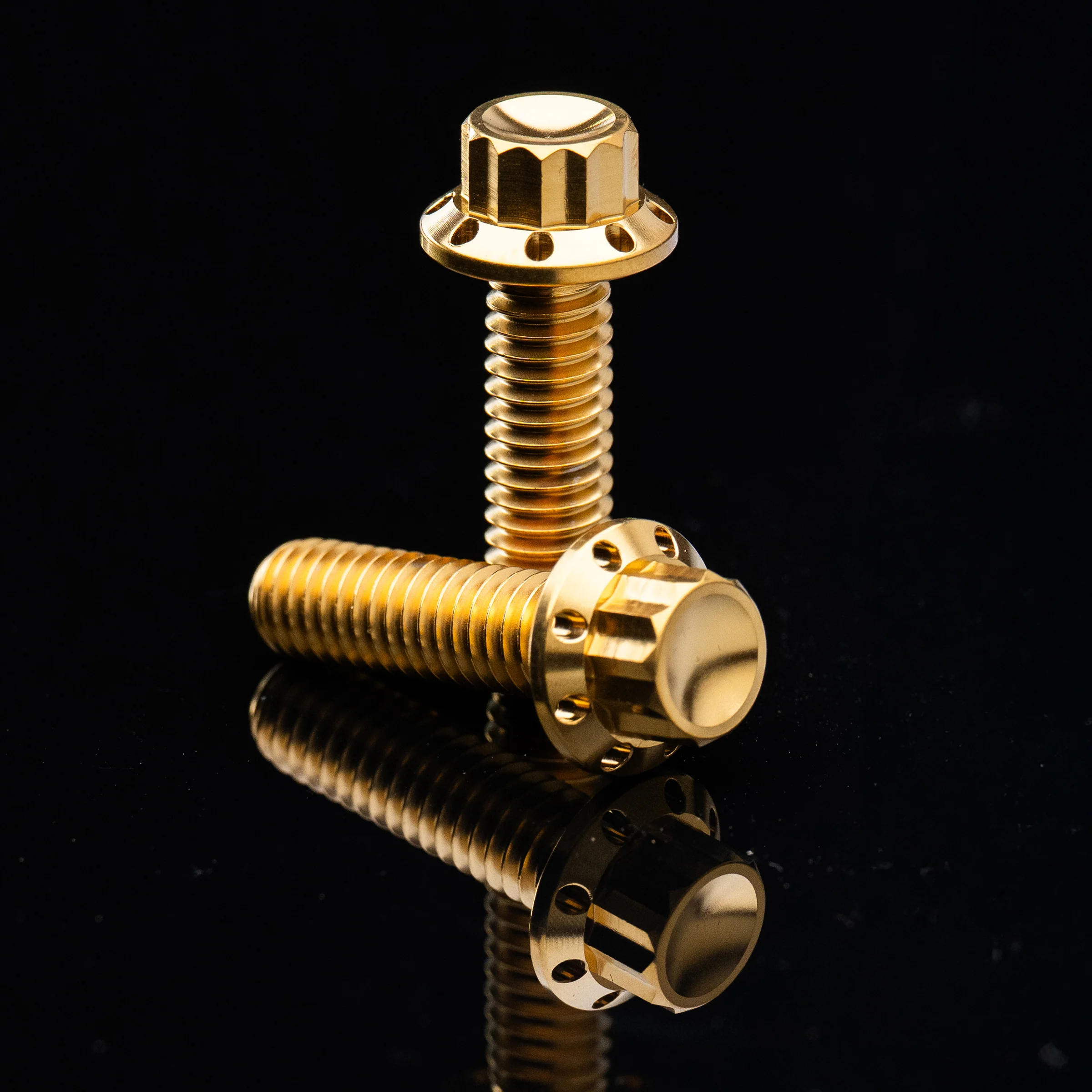 Primary Cover Titanium 12-Point Bolt Kits, Gold - Image 3