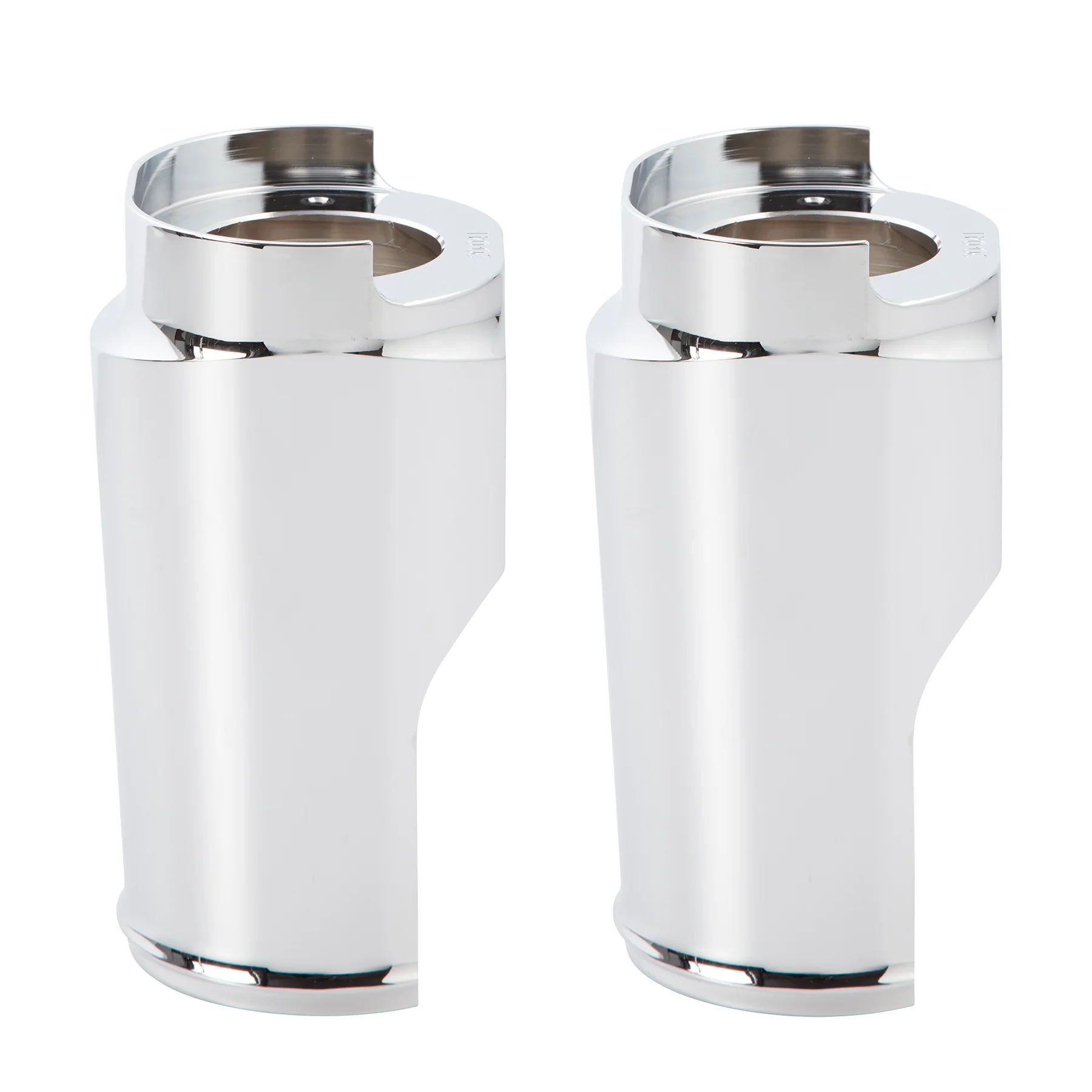 Smooth Fork Boots For Fat Tire, Chrome - Image 3