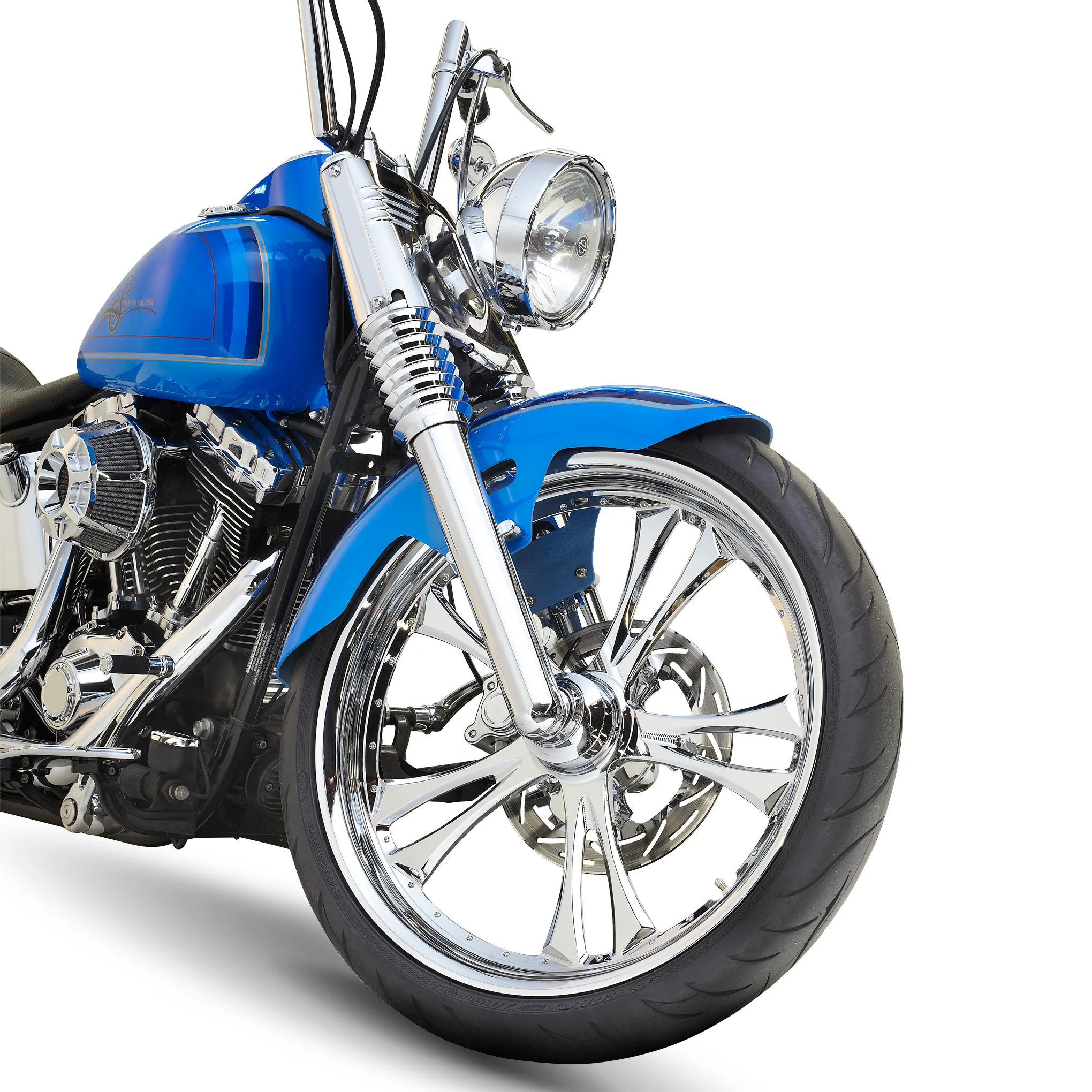 Smooth "Hot Leg" Fork Legs, Chrome - Image 3