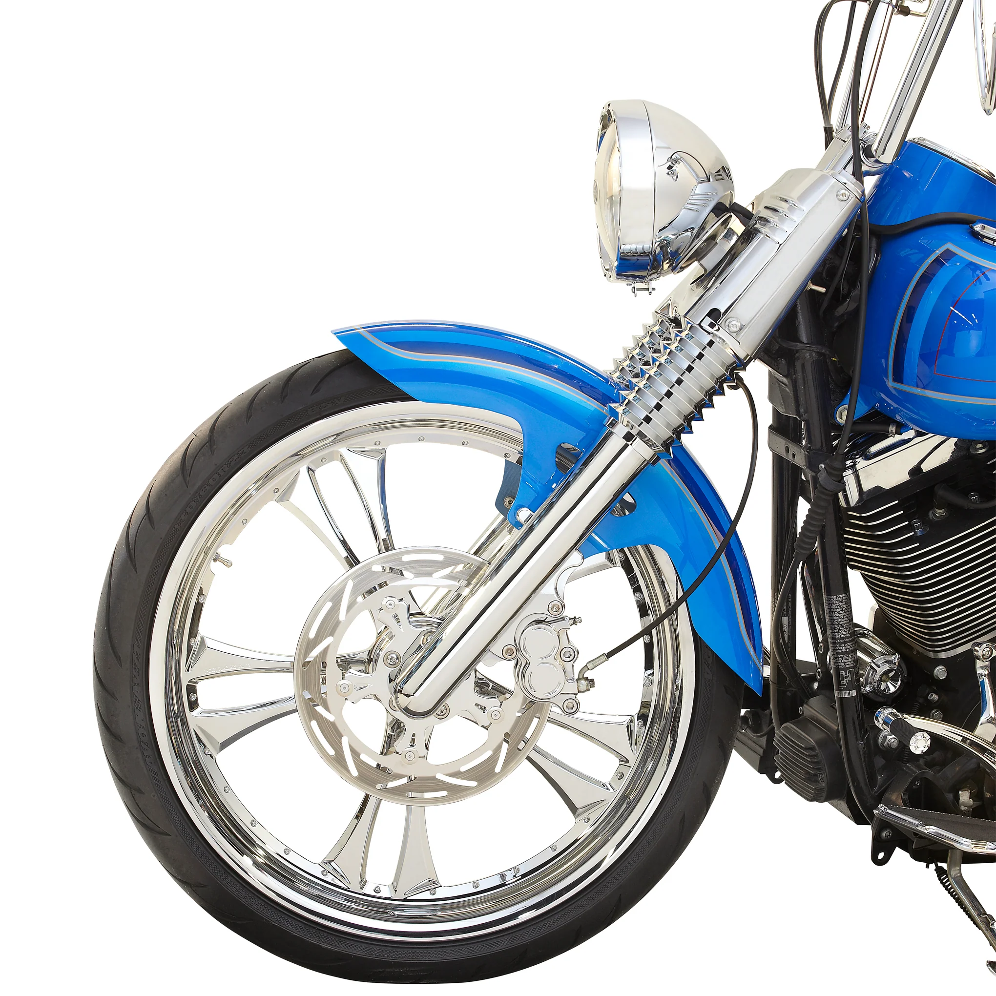 Smooth "Hot Leg" Fork Legs, Chrome - Image 4