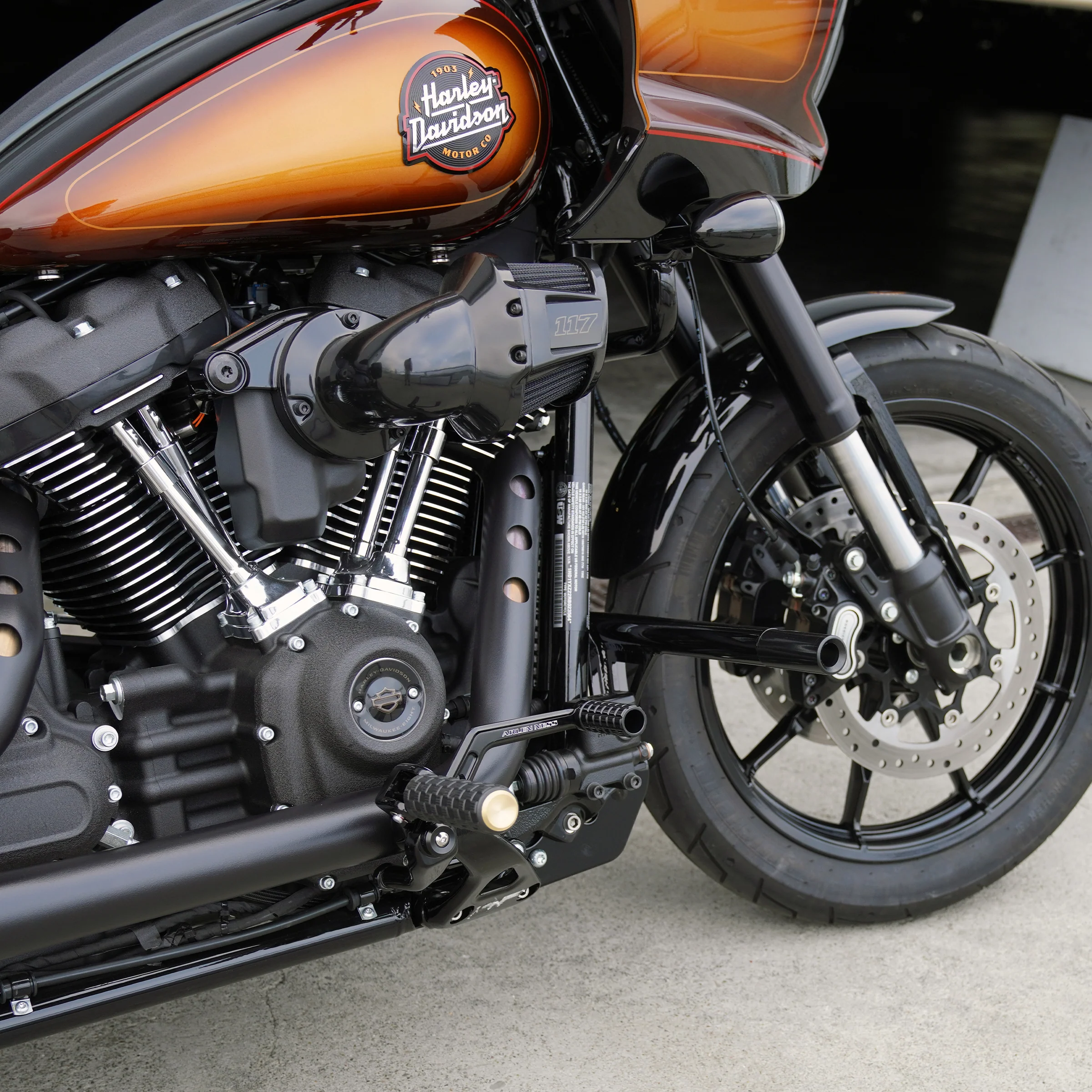 Speedliner Brake Arm for Softail, Black - Image 3