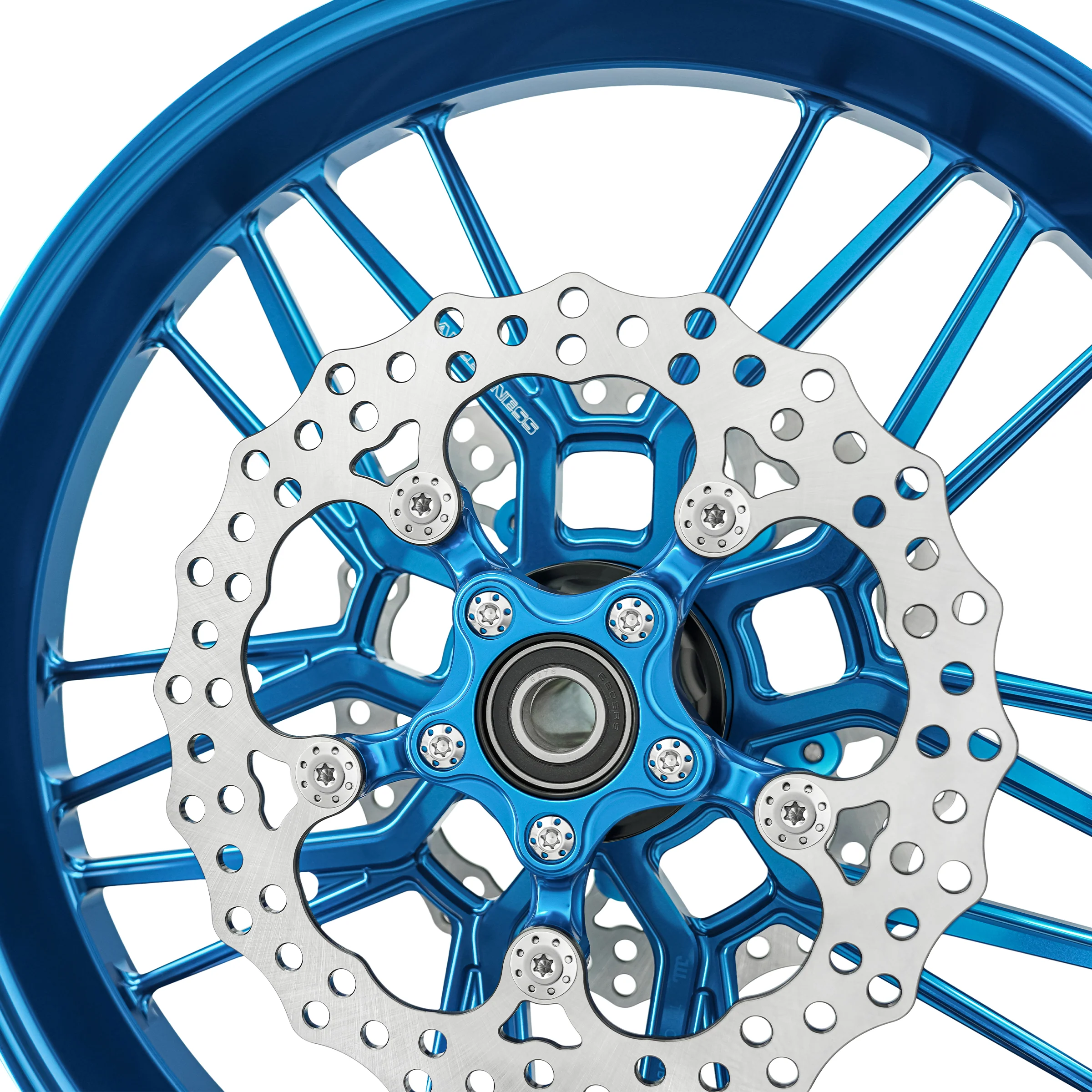 Spider Brake Rotor, Blue - Image 3