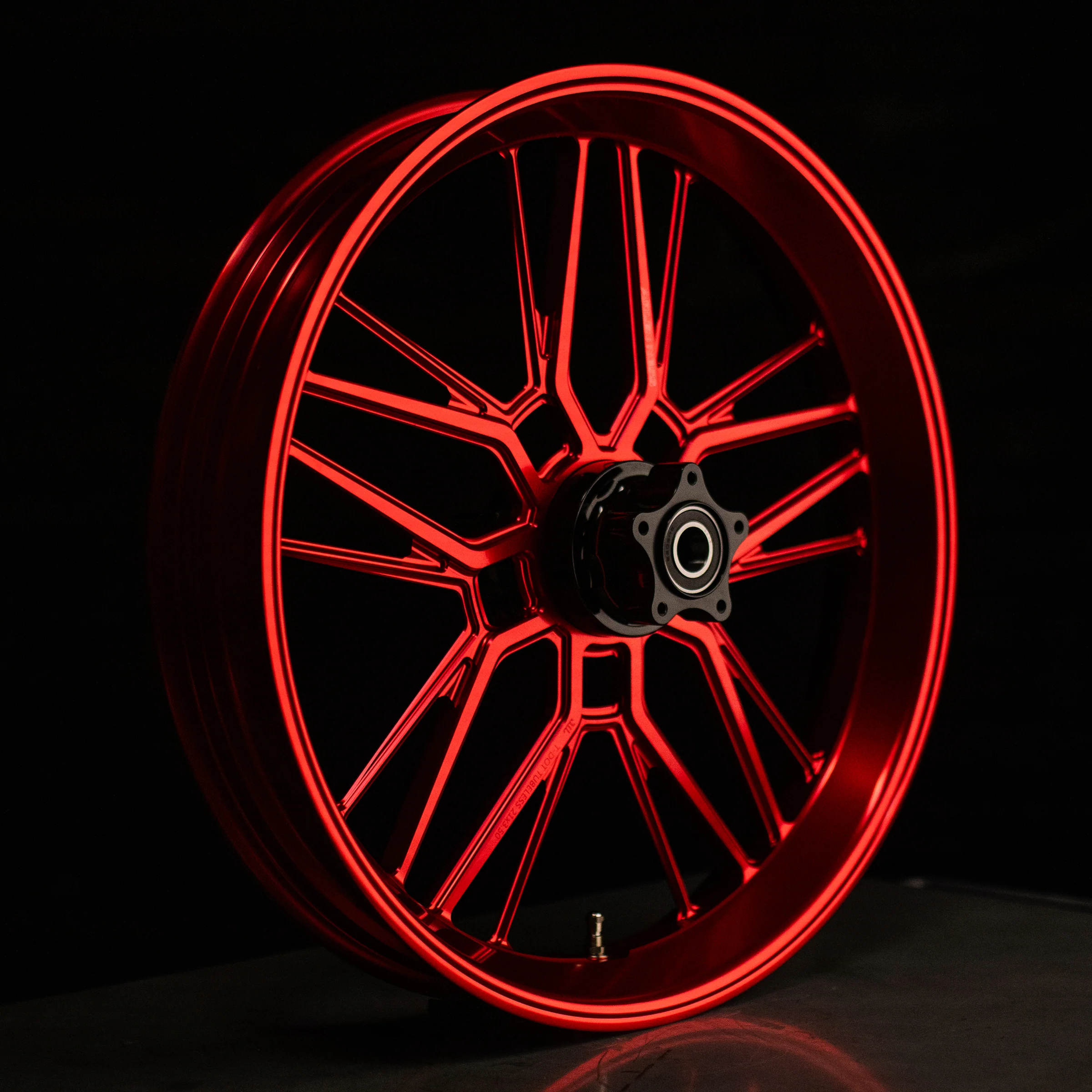 Split Spoke Forged Wheels, Red - Image 3