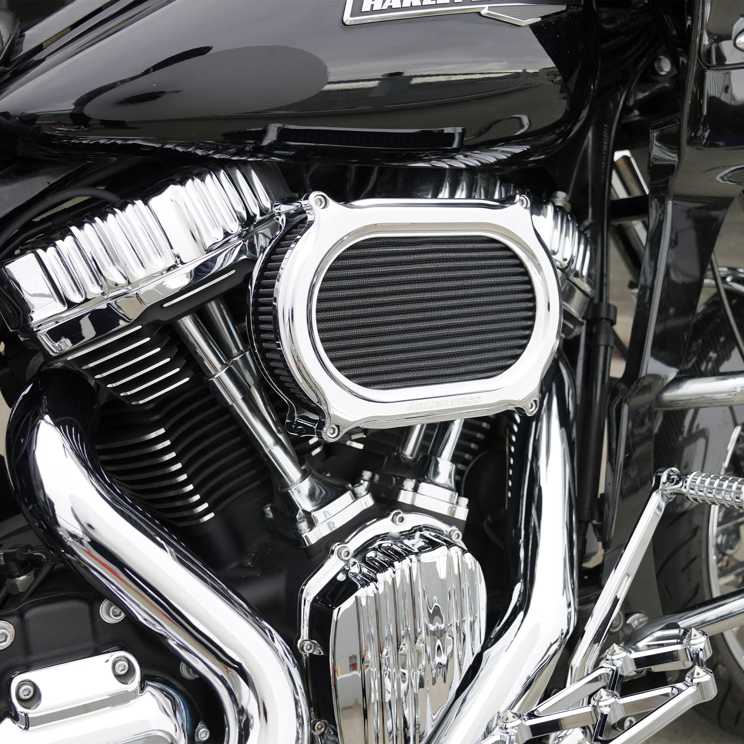 Stage 2 Oval Air Cleaner, Chrome - Image 2
