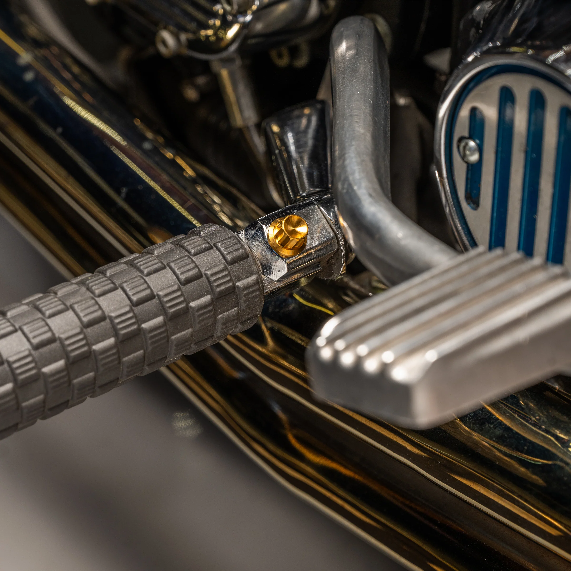 Titanium 12-Point Footpeg Bolt Kits, Gold - Image 4