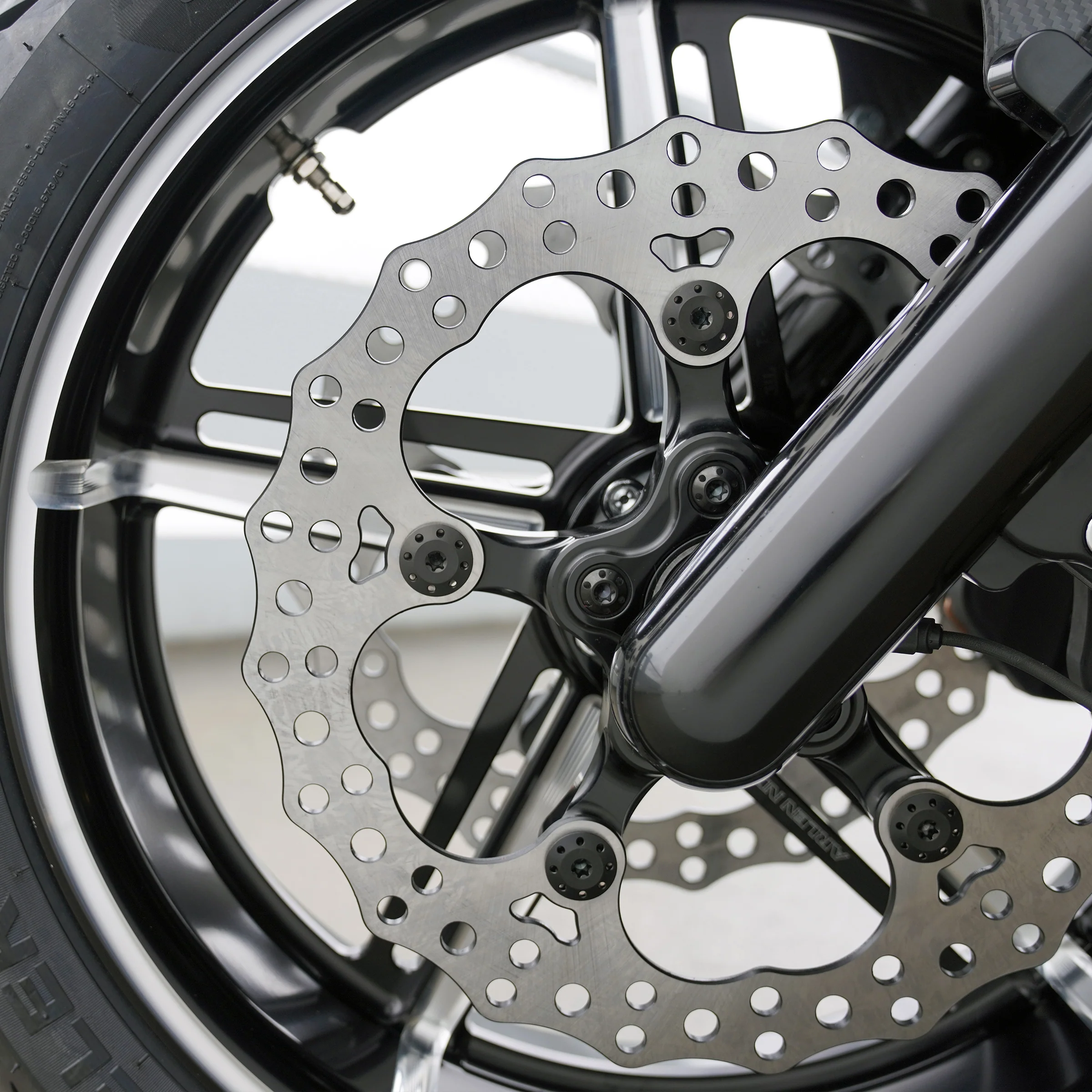 Titanium Floating Rotor Bolts, FLT Touring / Black - Image 4